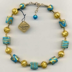 Turquoise & Gold "King Tut" Turquoise & Gold "King Tut"